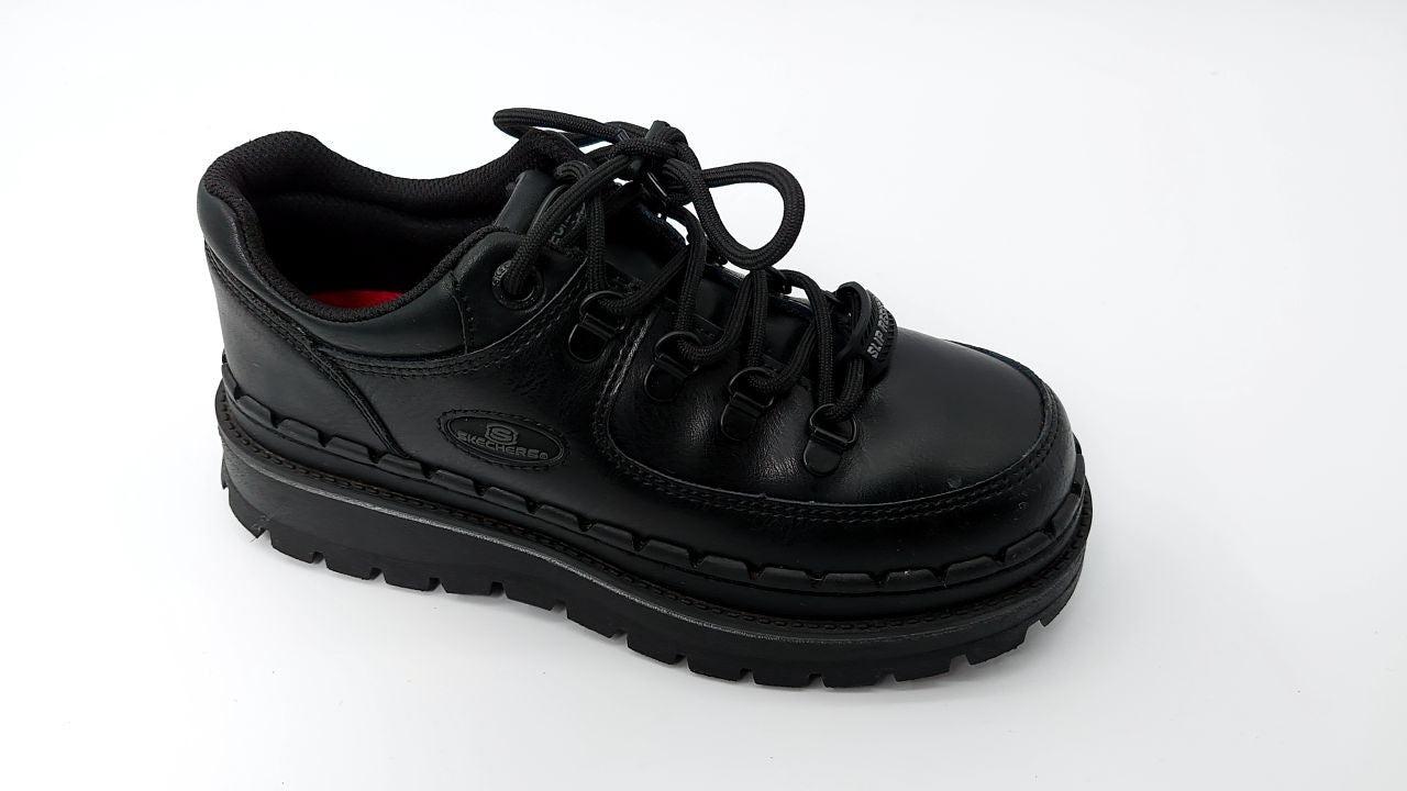 Skechers Women's Lace Up Jammers SR Zesi Industrial Shoe, BLK, 5.5