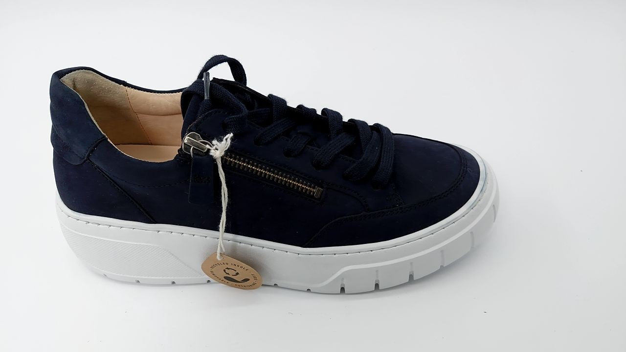 Gabor Women's 53.220 Sneaker, Blue, 6.5