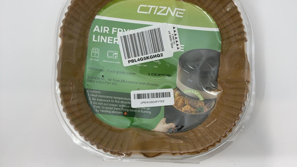 Disposable Air Fryer Liners, 8In, 100Pcs, Unbleached Parchment