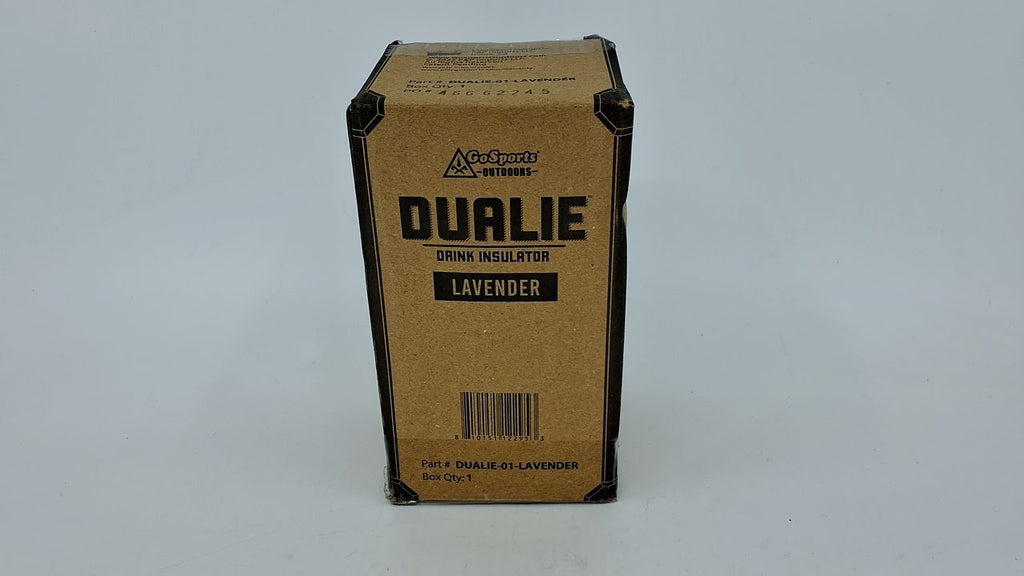 DUALIE 3-in-1 Insulated Can Cooler, 12 oz, Slim Cans, Bottles - Lavender