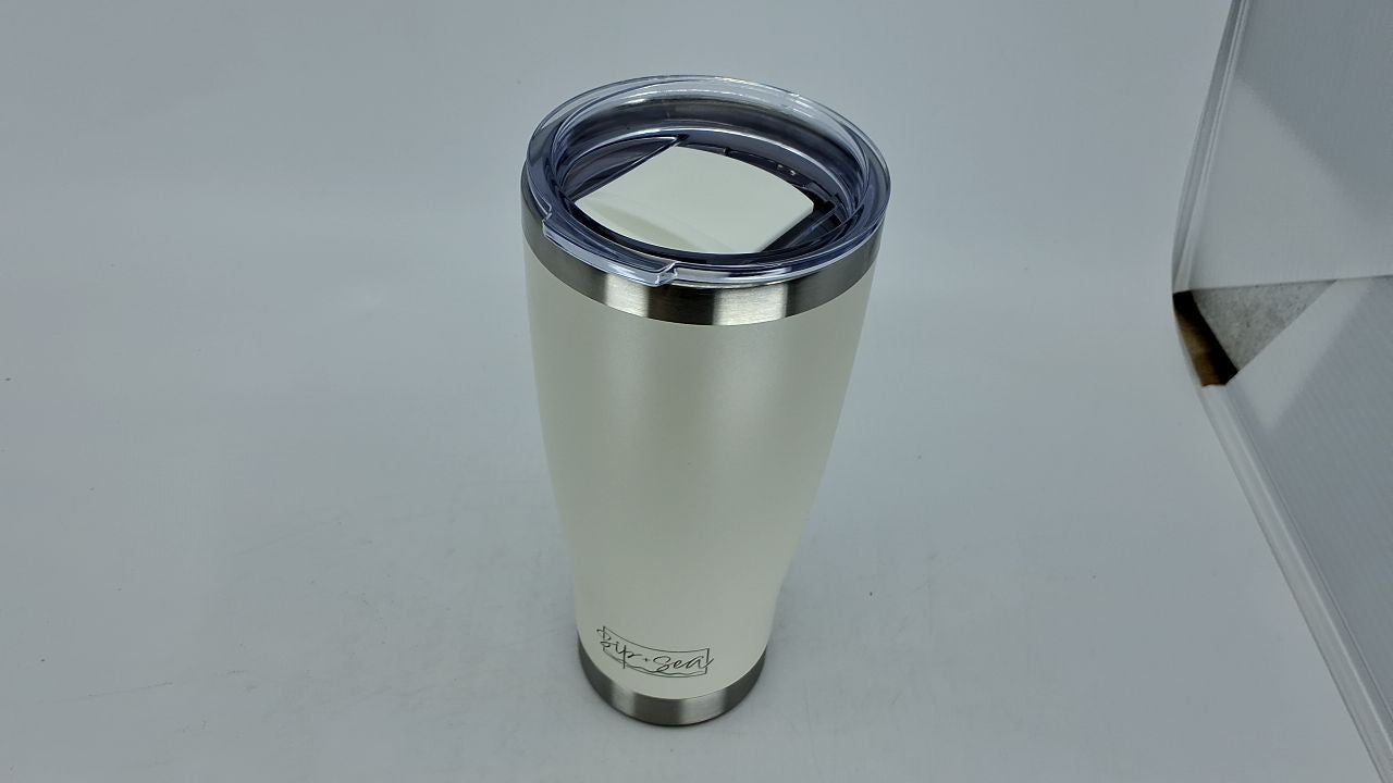 Premium 24oz Stainless Steel Travel Mug, Double Wall, Leak-Proof Lid