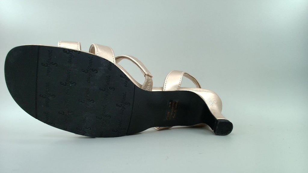 Easy Street Women's Como Heeled Sandal, Champagne, 10