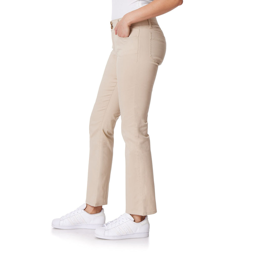 WallFlower Curvy Jeans, Mid-Rise Bootcut, Size 13, Hummus, Cotton Twill