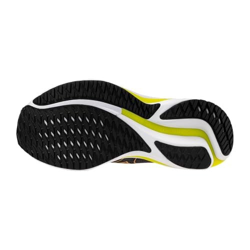 Mizuno Women's Wave Rider 28 Road Running Shoe 8.5 Black/Evening Primrose