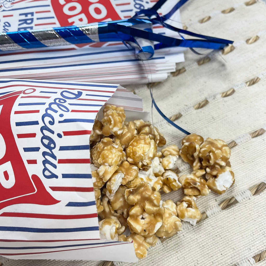 Carnival Snack Bags - 24 Popcorn, Peanut & Pickle - Red, White