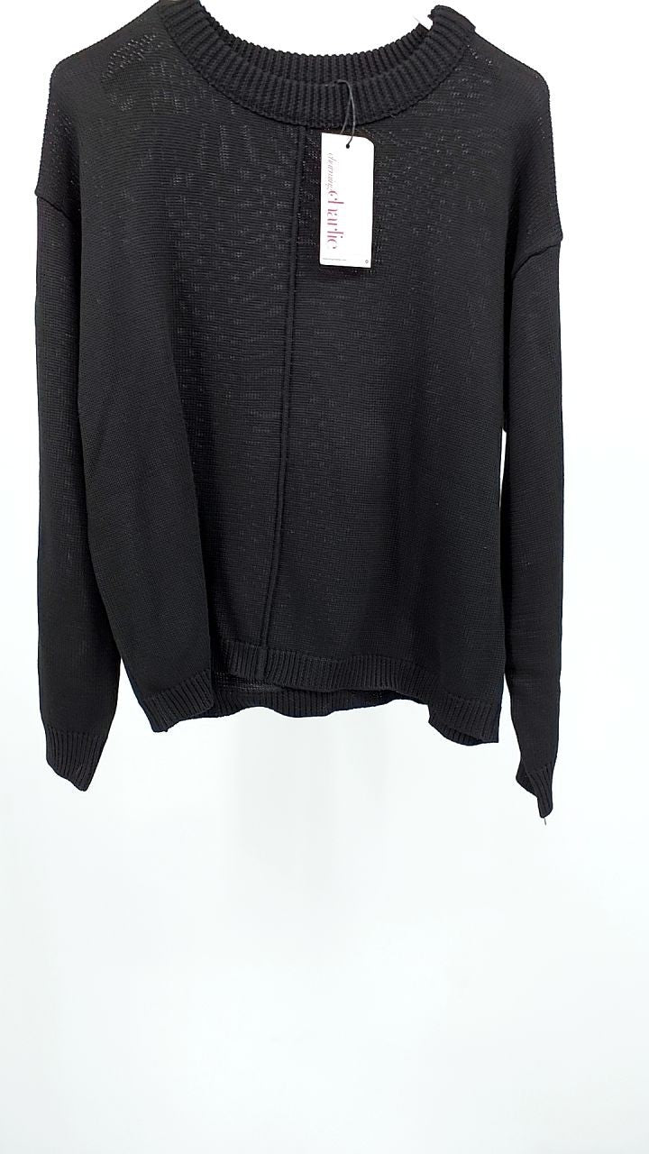 Loose-Fit Dropped Shoulder Sweater