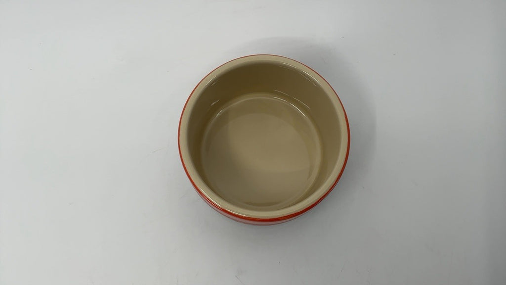 Le Creuset Stoneware Round Straight Wall Ramekin, 6.75oz., Cerise