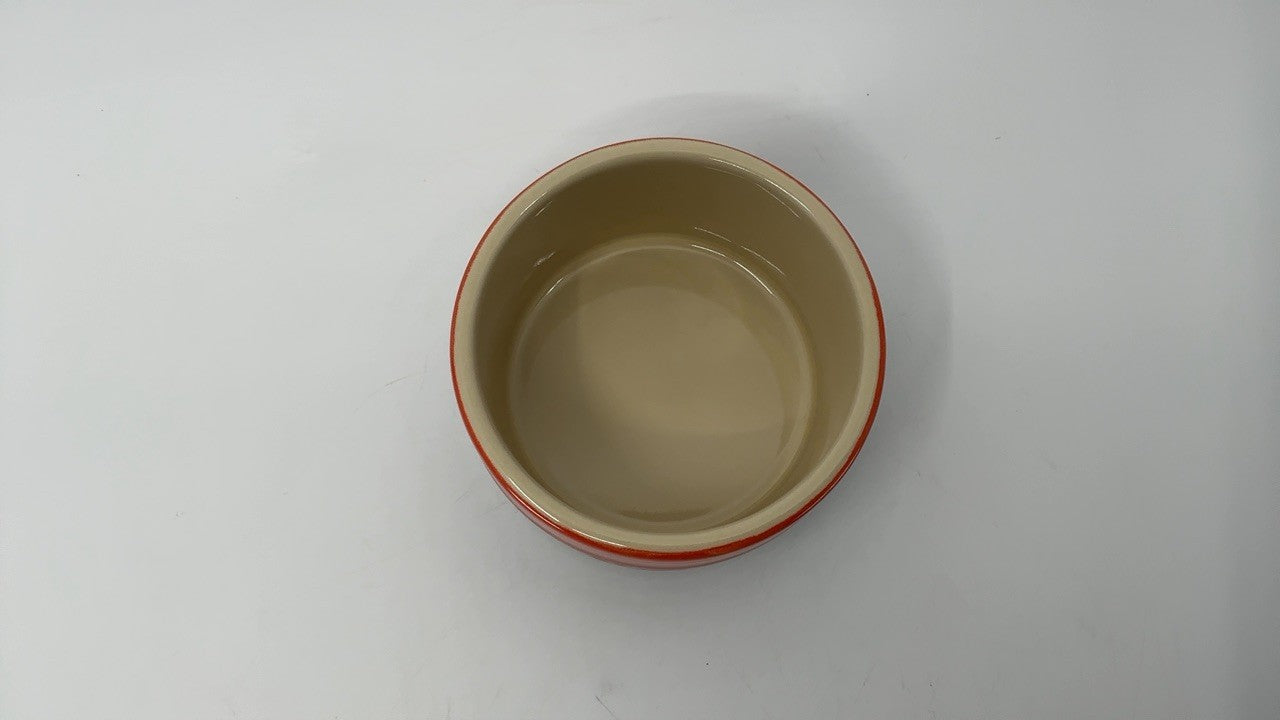 Le Creuset Stoneware Round Straight Wall Ramekin, 6.75oz., Cerise