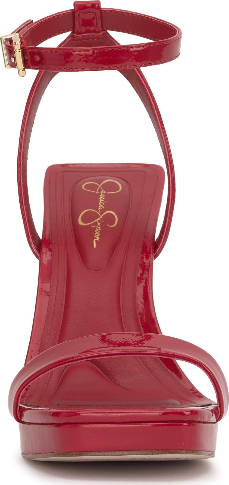 Jessica Simpson Adonia High Heel Sandal, Red Muse, 6.5