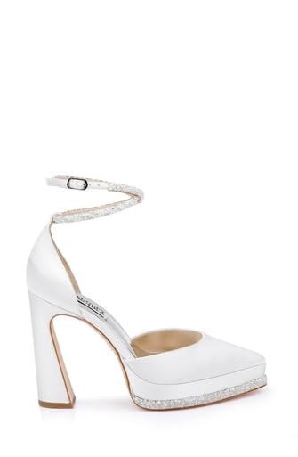 Badgley Mischka Women's Elaina Pump, Soft White, 7.5