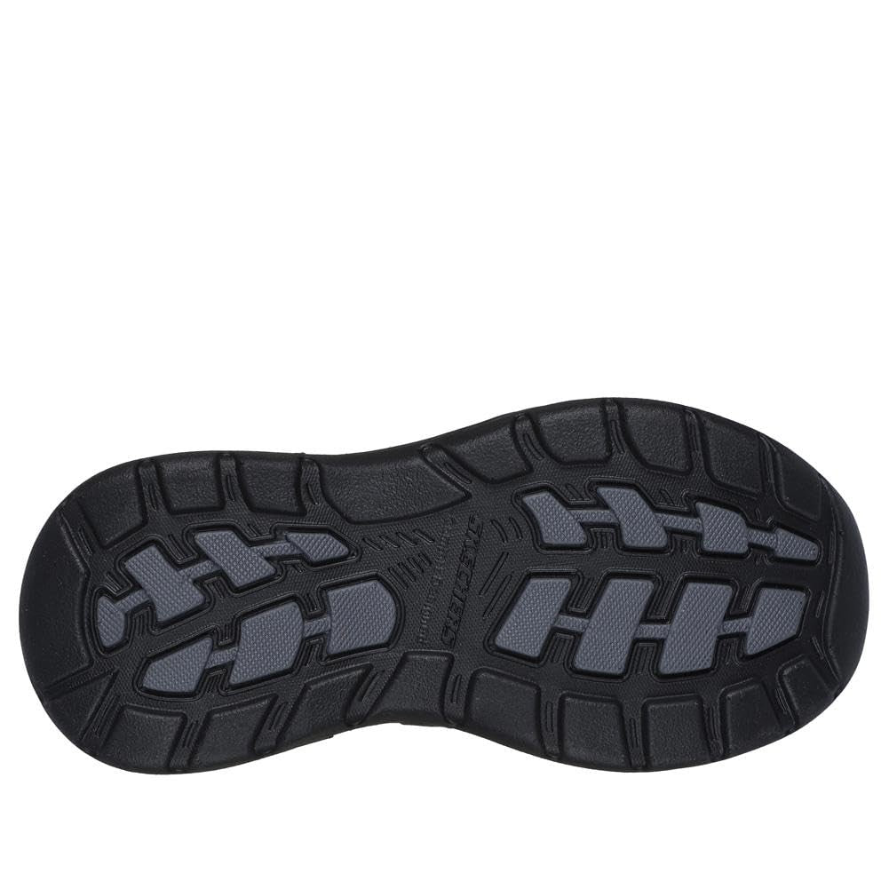Skechers Men's Arch Fit Motley-Milo Slip-On, BBK (Black/Black), 13 X-Wide