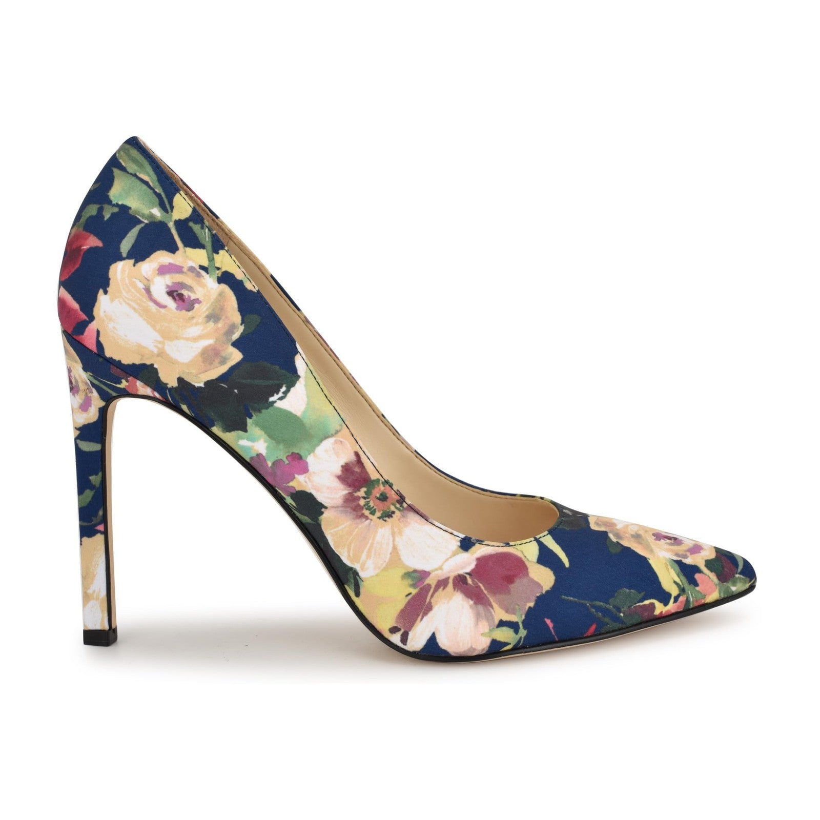 Nine West 7 Tatiana Pump Navy Fall Floral Multi Women’s Shoes