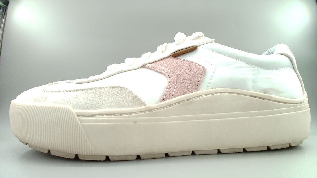 Dr. Scholl's Womens Time Off Win Sneaker White/Tofu Fabric 8 M