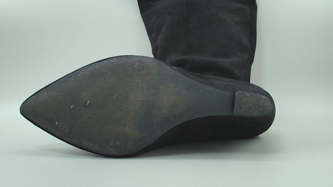 Marc Fisher LTD Women's Lottie Over-The-Knee Boot, Black 001, 10