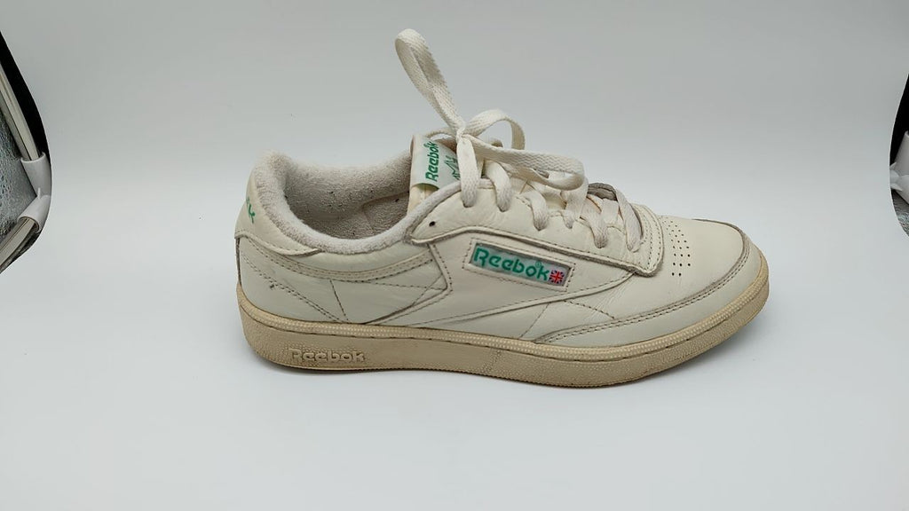 Reebok Club C 85 Vintage Sneakers Women 9 Chalk/Alabaster/Glen Green