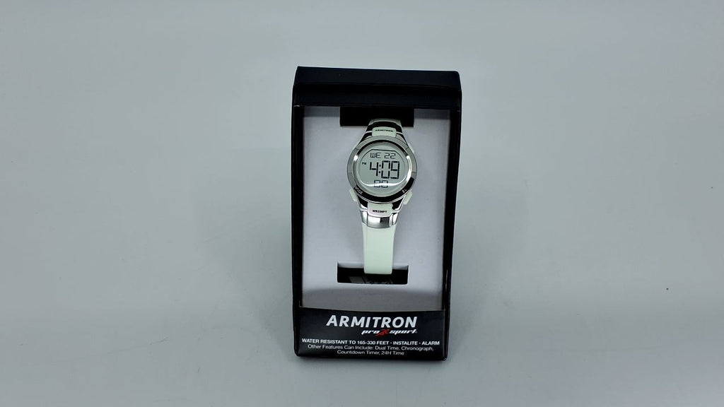Armitron Sport Women's Digital Chronograph Resin Strap Watch, 45/7012