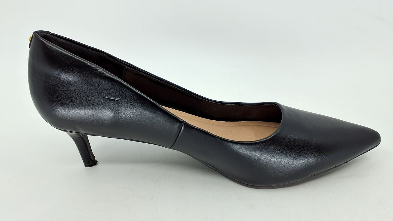 ZURIN Women's Black Pointed Toe Stiletto Heels 2.5in Pumps Size 10
