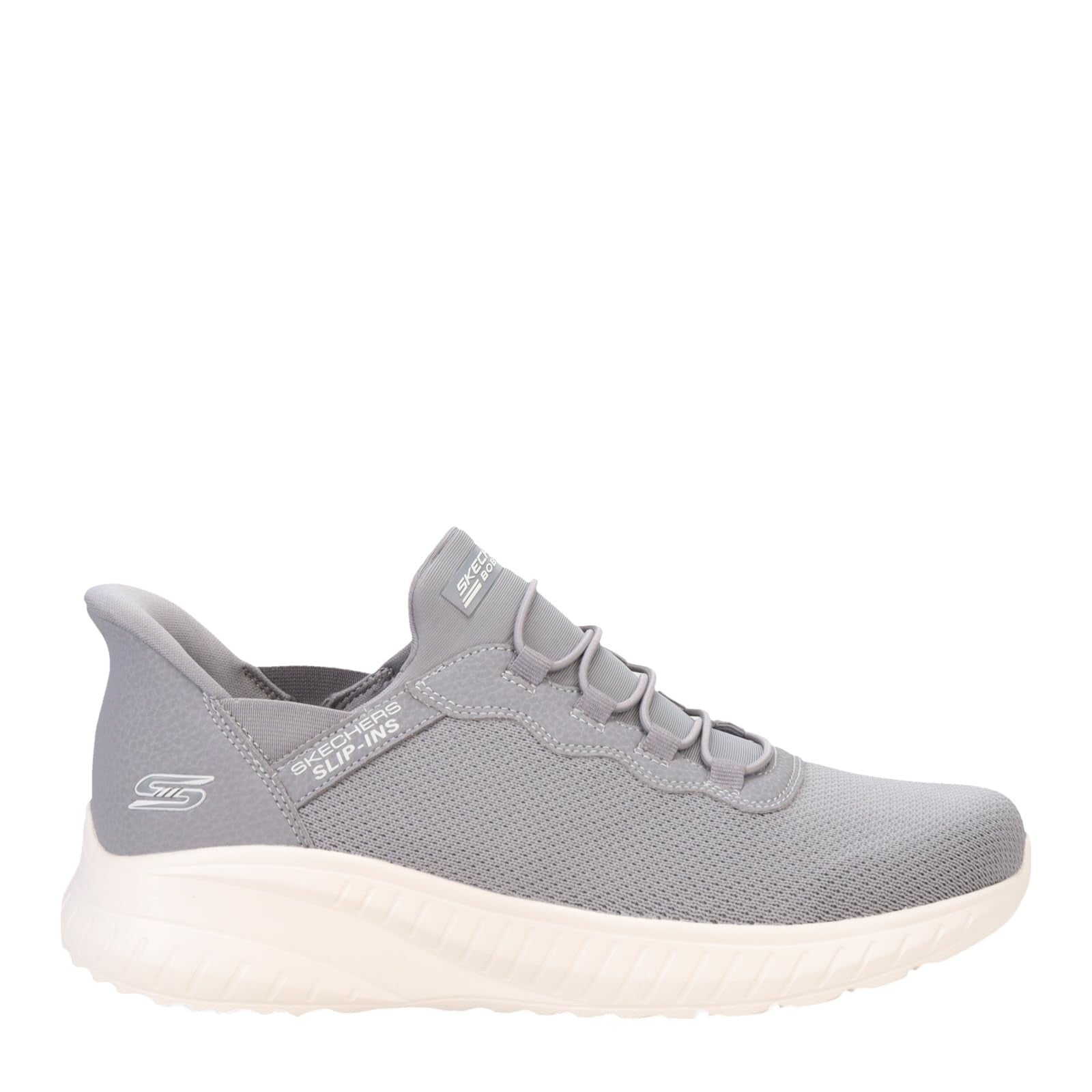 Skechers Men's Hands Free Slip-ins Bobs Squad Chaos - Daily Hype, Grey, 12