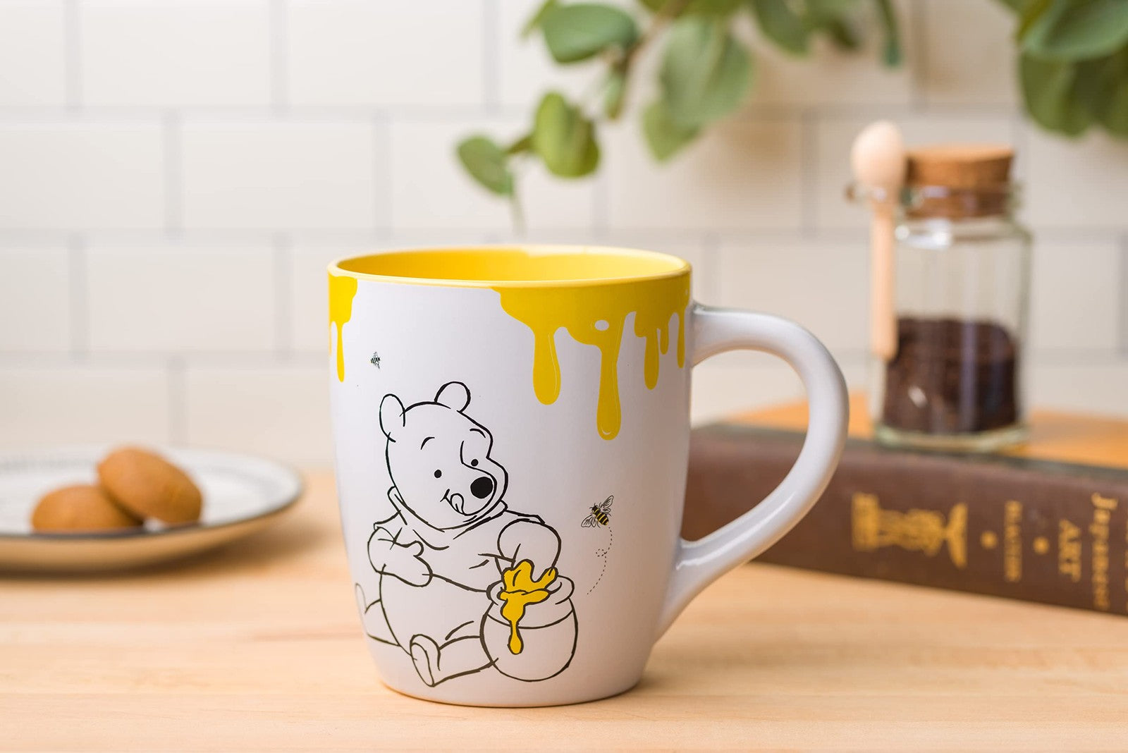 Winnie the Pooh Mug, 25 Oz, Ceramic, Sweet As Can Bee, Hand Wash Only