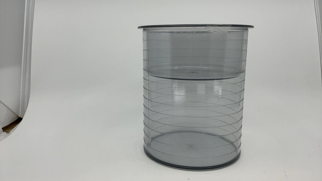 iDesign Clarity Hair Accessories Organizer Canister 6x6x7 Clear