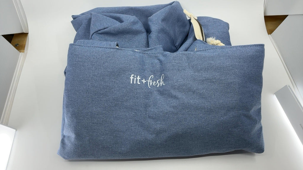 Fit & Fresh Things Weekender Bag for Women, Light Blue