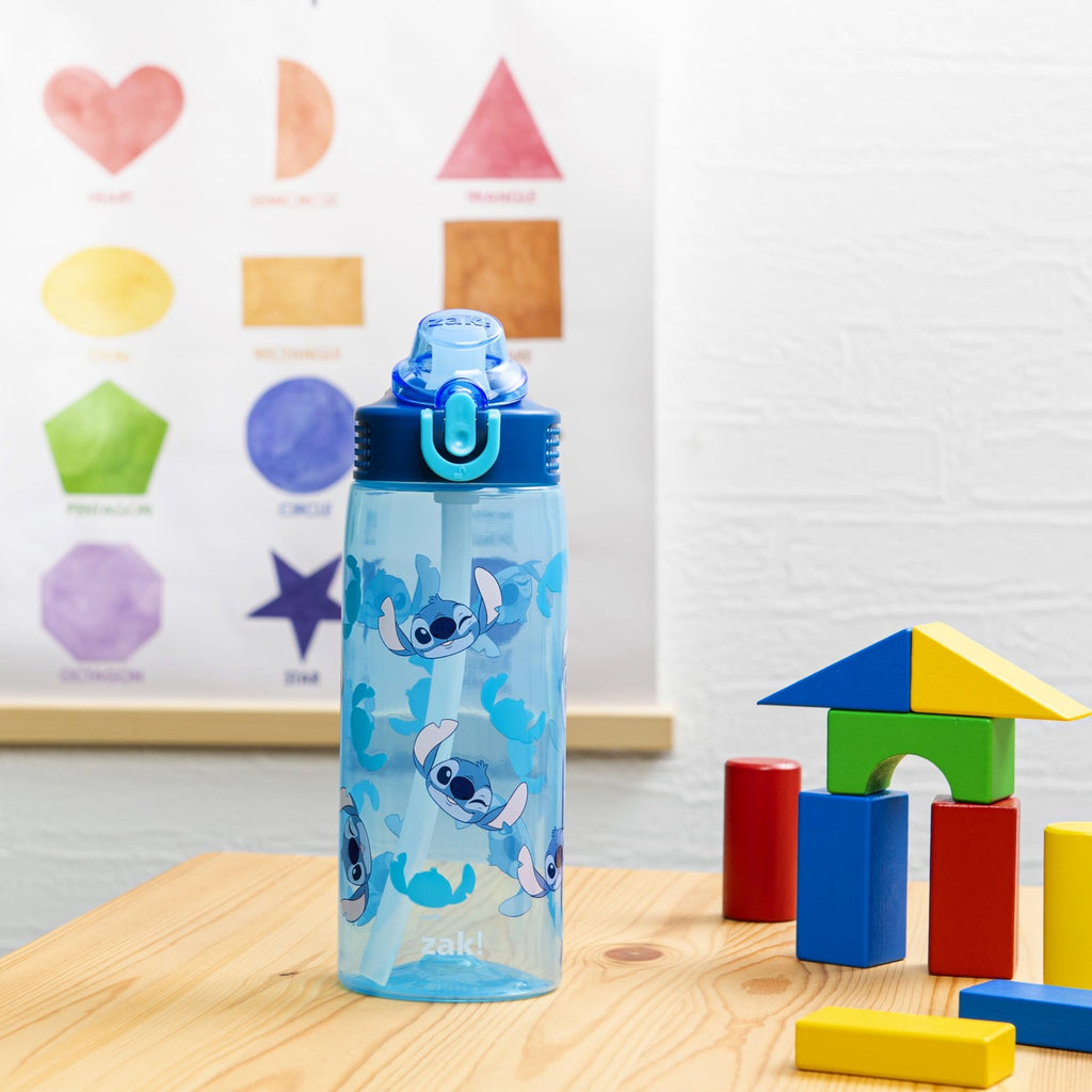 Zak Designs 25oz Disney Water Bottle - Stitch, Leak-Proof & Portable