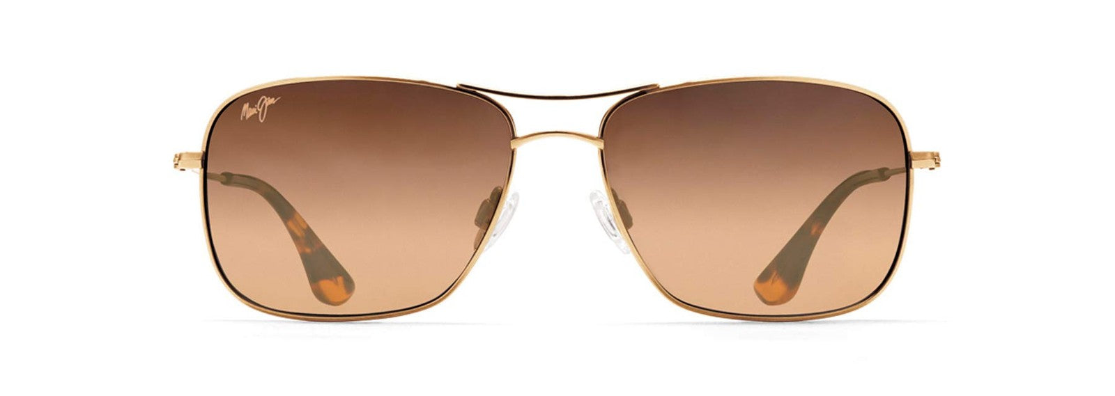 Maui Jim Wiki Wiki Polarized Aviator Sunglasses Gold/HCL Bronze Medium