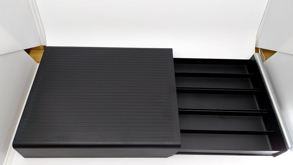 Single Serve Coffee Pod Drawer, 30 Pod Holder, Black, 10.5"L x 12.75"W