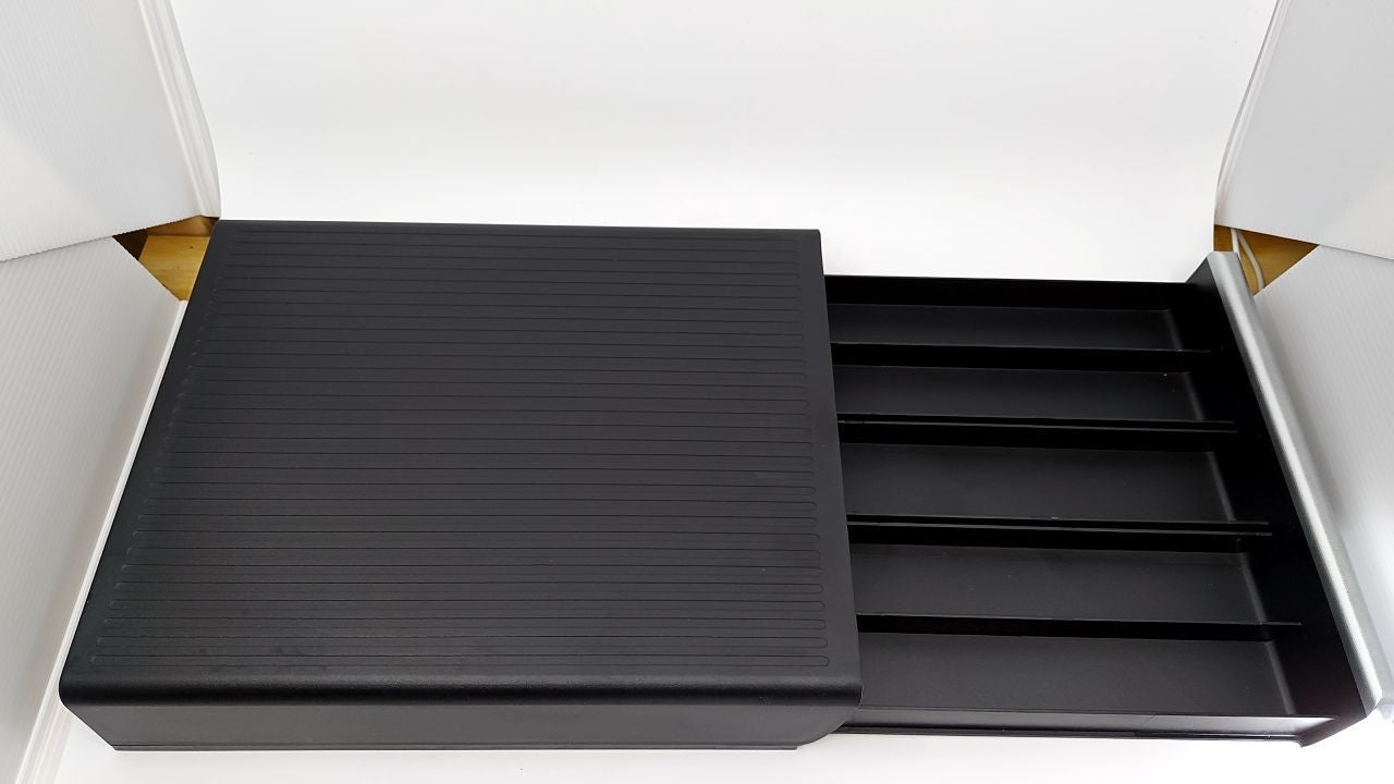 Single Serve Coffee Pod Drawer, 30 Pod Holder, Black, 10.5"L x 12.75"W