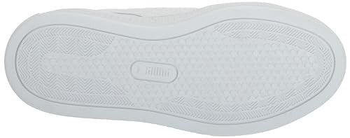 PUMA Women's Smash Platform V3 Sneaker White White Silver, 7