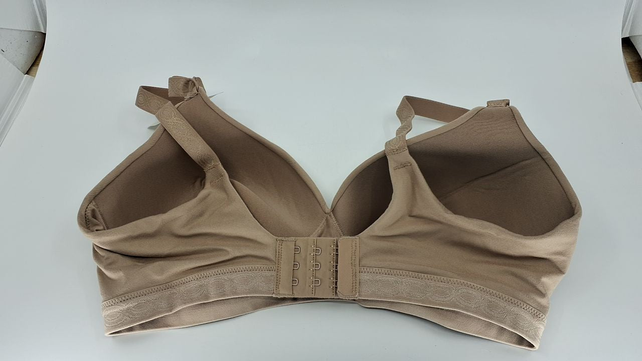 Cloud 9 Super Soft Wireless Comfort Bra 1269, 36C, Toasted Almond