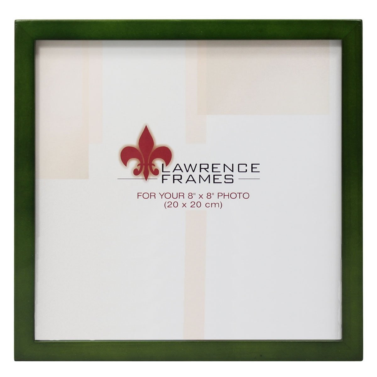Lawrence Frames Collection Wood Picture Frame Gallery, 8 by 8-Inch, Green