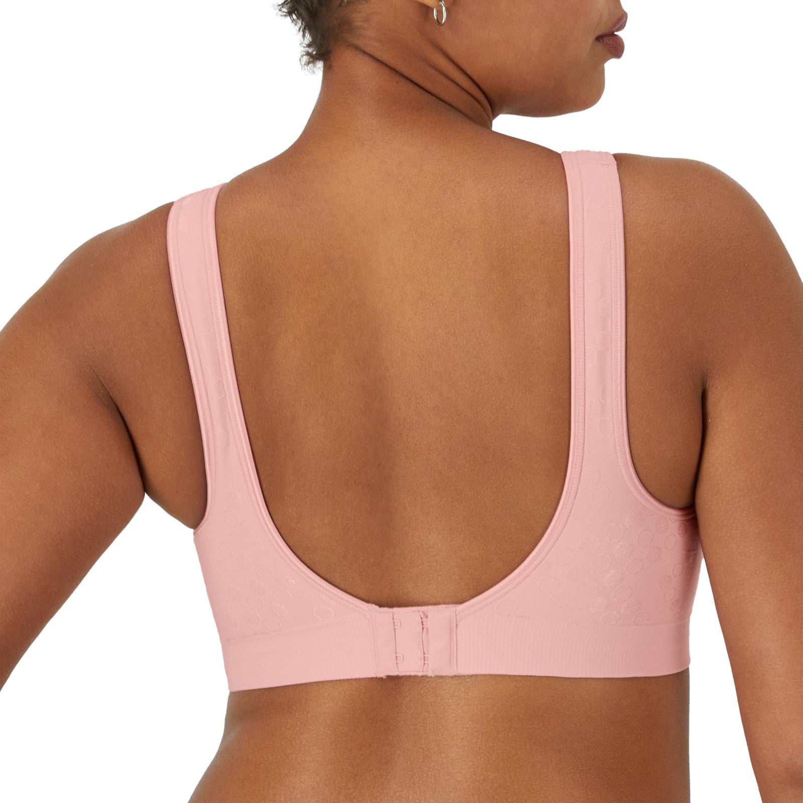 Bali Women's Bra, Comfort Revolution, Full-Coverage, Medium, Peach Dot
