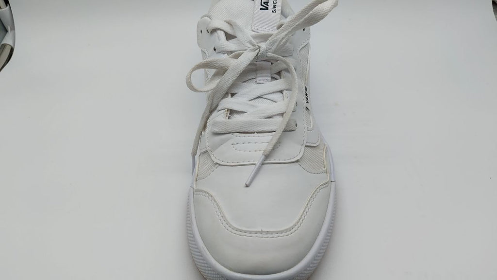 Vans Women's Range EXP Shoe, Tumble Canvas White White, 10 M US