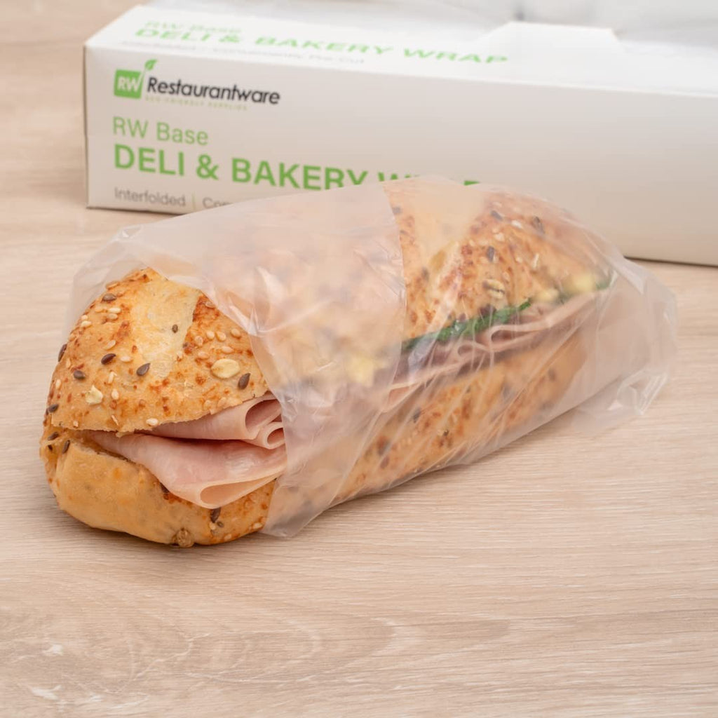 1000 Count Plastic Deli Wraps, 10.75 x 12 In, Microwavable & Freezable