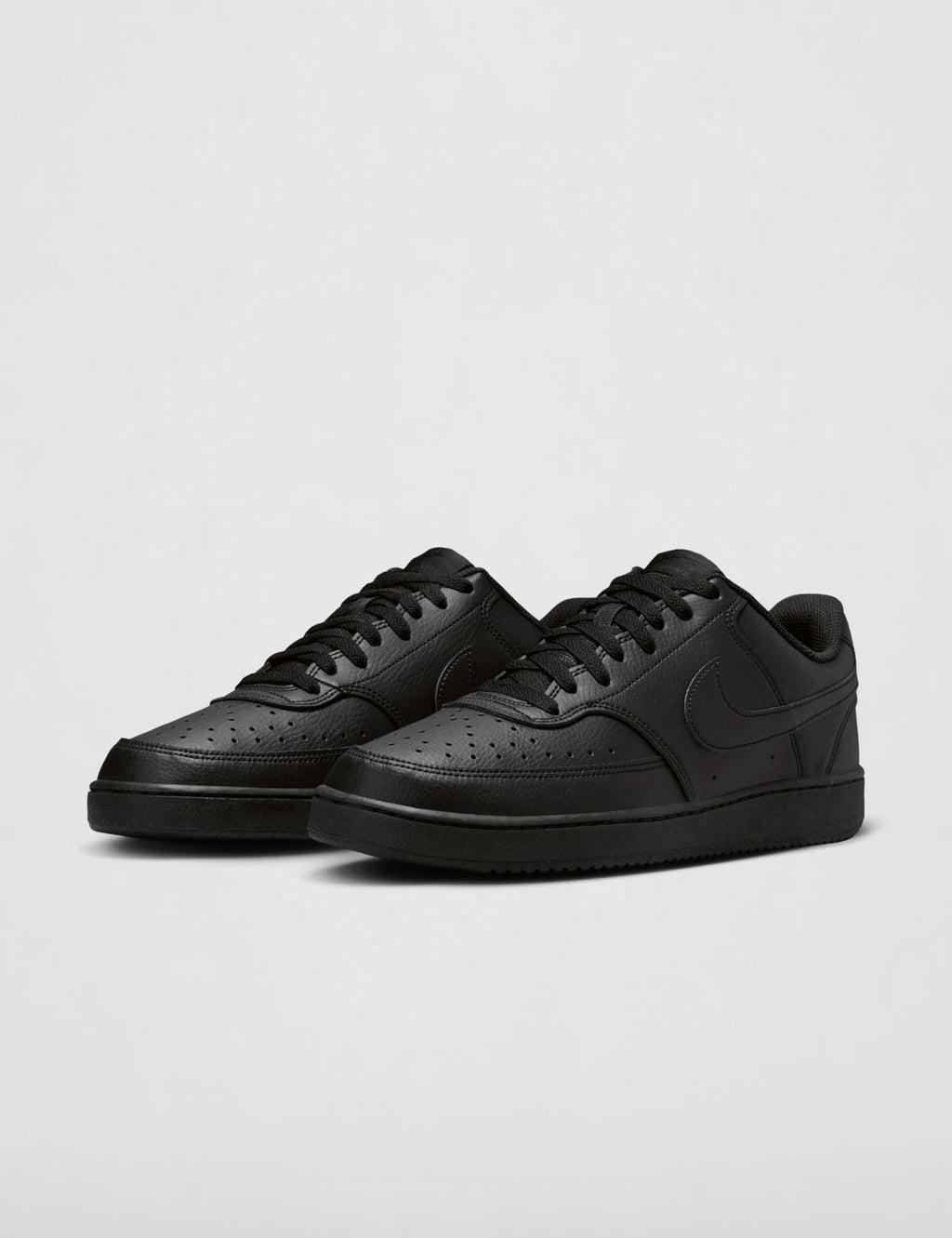 Nike Men's Court Vision Low Next Nature Shoes, Black/Black-Black, 11.5