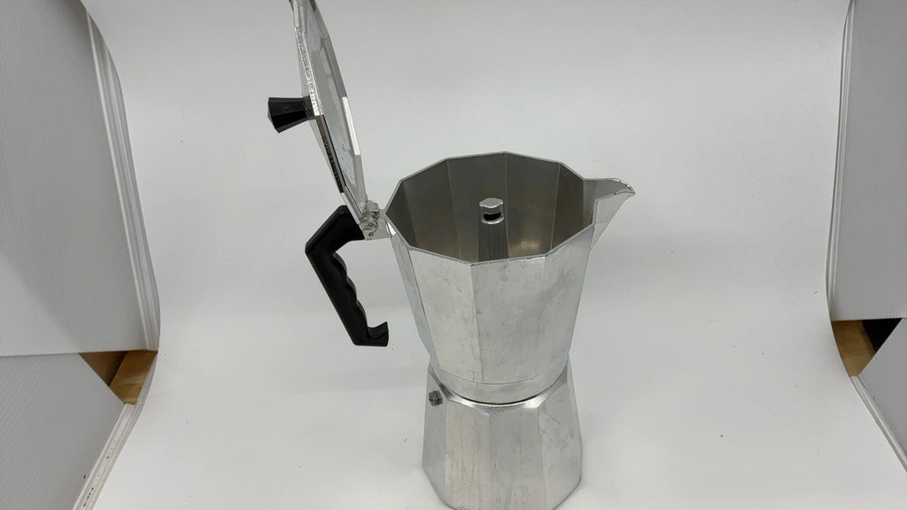 Primula 12-Cup Moka Pot Espresso Maker, Stovetop Coffee Maker, Silver