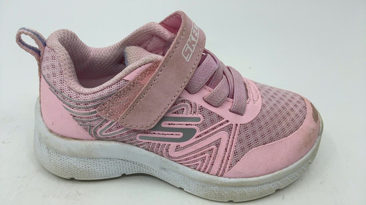 Skechers Toddler Sneakers, Microspec Plus Swirl Sweet, Light Pink, Size 8
