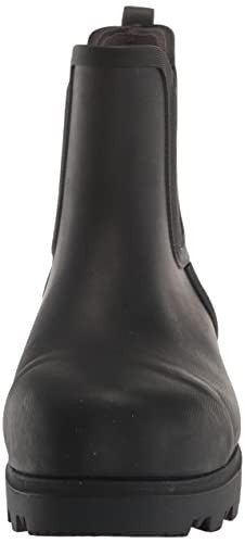 Bogs Womens Laurel Chelsea Safety Toe Boot, Black, Size 9