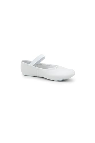 Daisy 205 Ballet Shoes by Capezio, White, Size 10.5 Little Kid