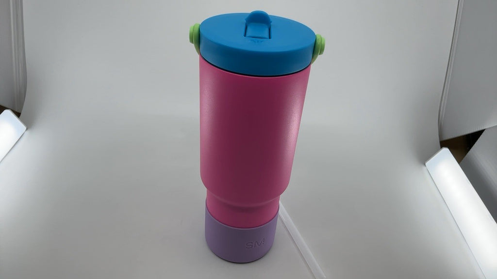 Kids 24oz Flip Straw Tumbler - Insulated Stainless Steel - 80s Mix