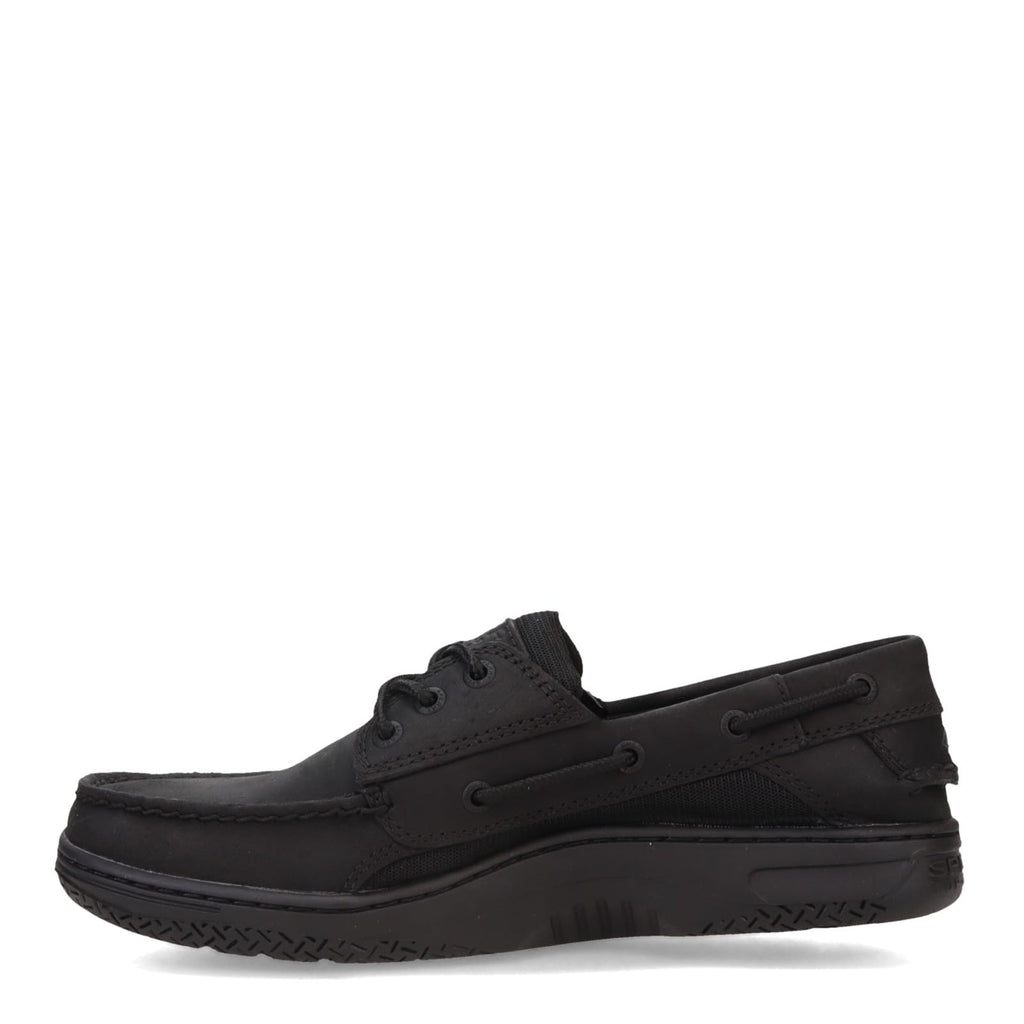 Sperry Men's Billfish 3-Eye Boat Shoe Black 9.5 Wide