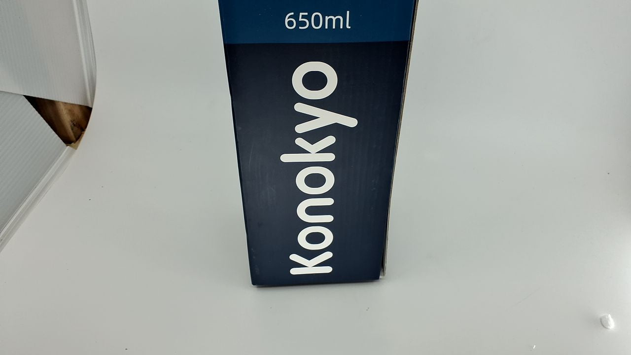 22 OZ Vacuum Insulated Tumbler w/ Lid & 2 Straws - Blue Stainless Steel