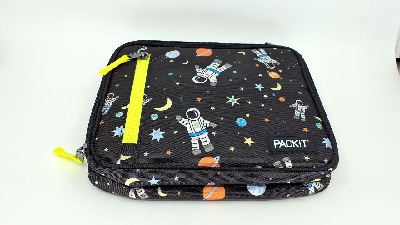 PackIt Freezable Classic Lunch Box, Spaceman, EcoFreeze Tech, Collapsible