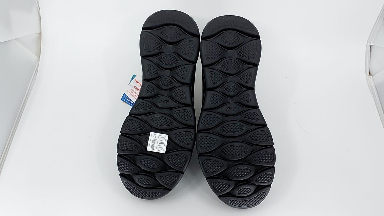 Skechers Women's Hands Free Slip-Ins Go Walk Flex-Relish Sneaker, Black, 7.5 US