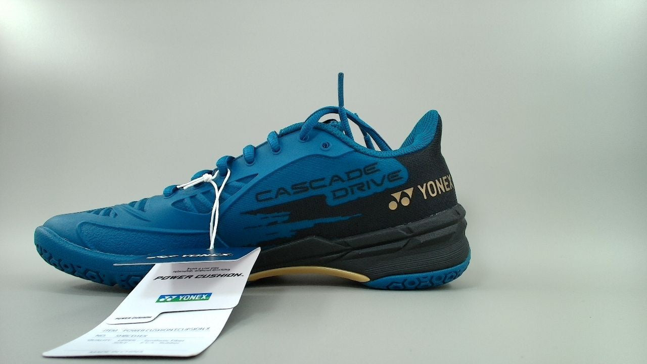 YONEX Power Cushion Cascade Drive Badminton Court Shoe (Teal Blue/Gold) (7)