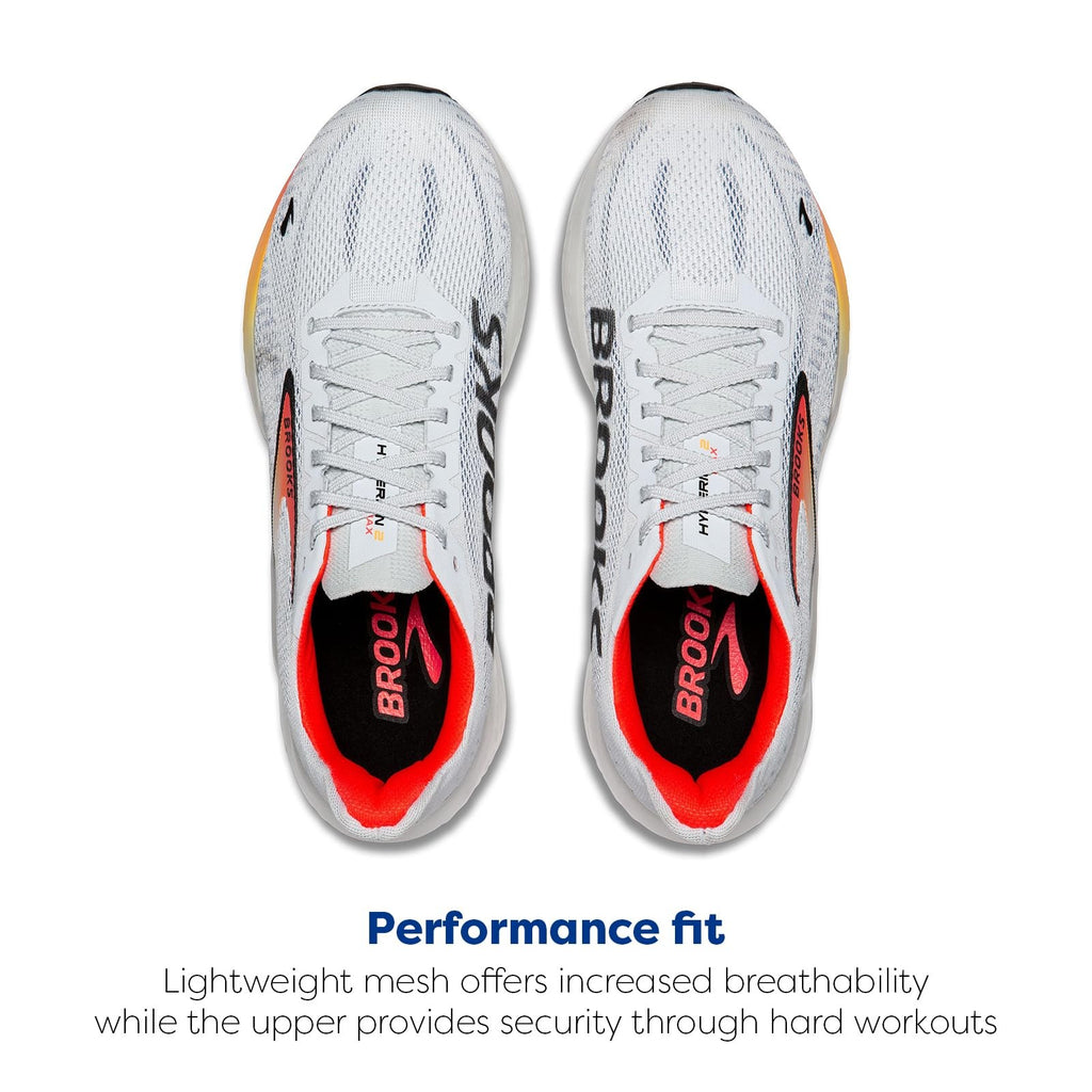 Brooks Hyperion Max 2 Running Shoe Illusion/Coral/Black, 7.5 Medium