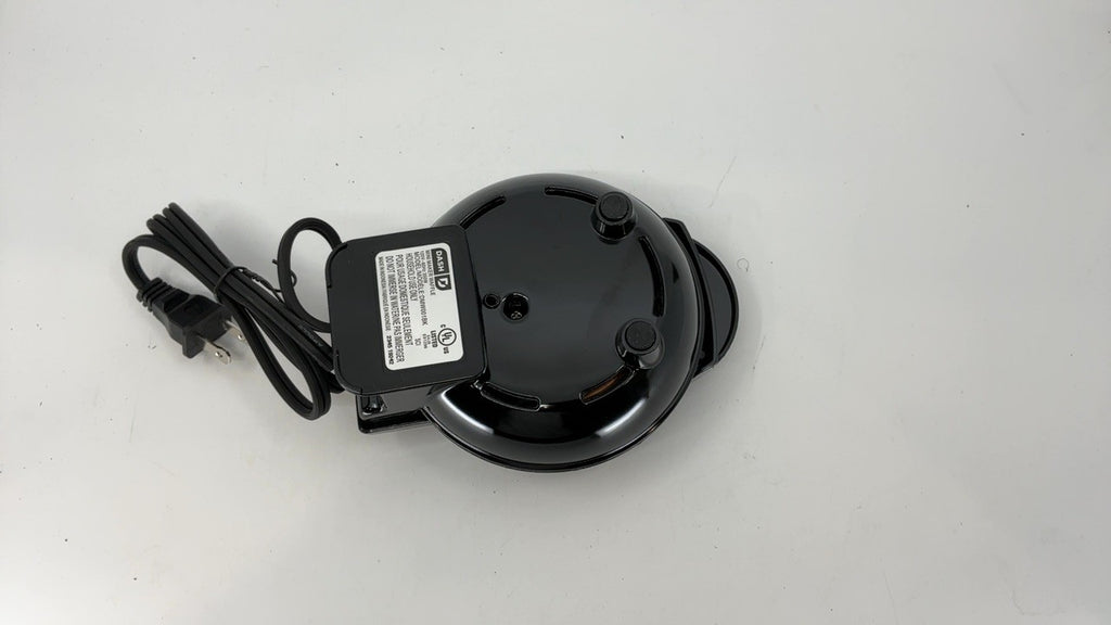 DASH Mini Waffle Maker 4in Nonstick Black Waffle Iron w/ Recipe Guide