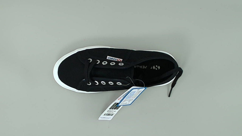 Superga 2750 COTU Classic Sneaker Black/Full White EU38 (Men's 5.5, Women's 7) M