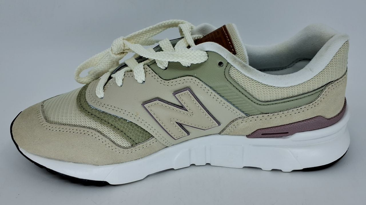 New Balance Women's 997H V1 Sneaker, Timber Wolf/Olivine/Ice Wine, 7.5 M